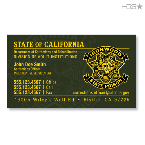 cdcr polo shirts