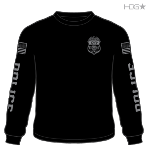 long sleeve police shirt