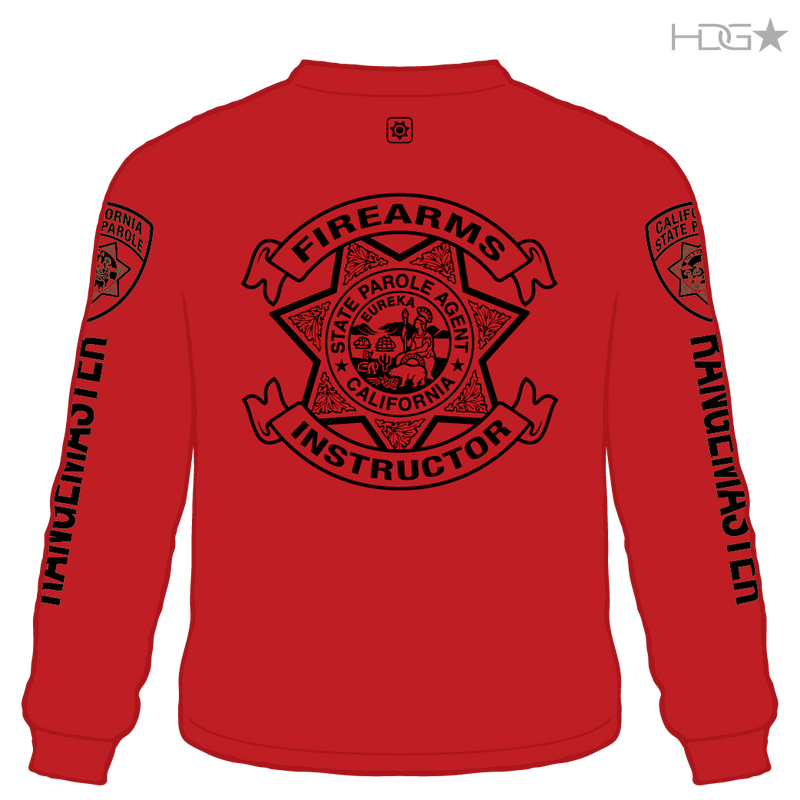 California Parole Rangemaster Red Long Sleeve T-Shirt – HDG Tactical