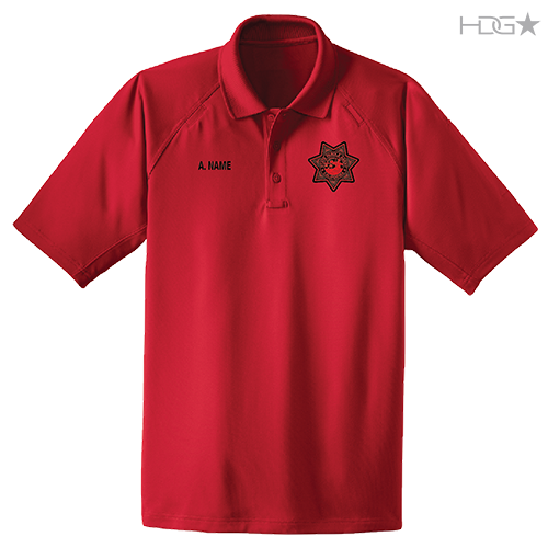 California Parole Rangemaster Red Tactical Performance Polo – HDG Tactical