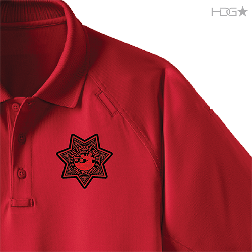 California Parole Rangemaster Red Tactical Performance Polo – HDG Tactical