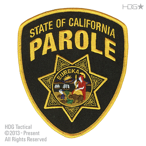California Parole Agent Shoulder Patch G1 – HDG Tactical