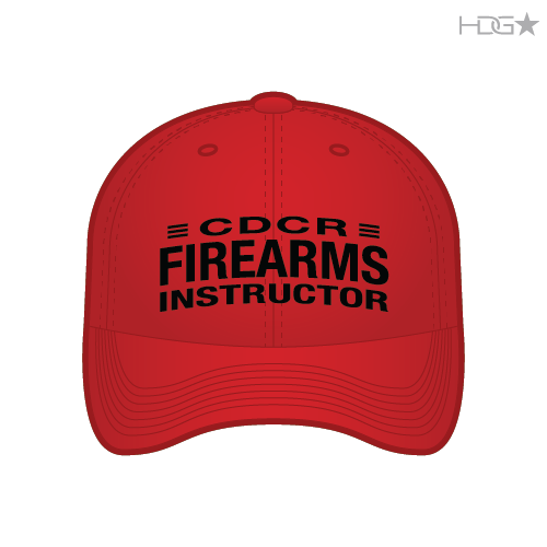 CDCR Rangemaster Red FLEXFIT® Hat – HDG Tactical