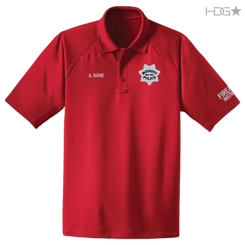 Goed gevoel kopen Medaille Modesto Police Instructor Red Polo | HDG Tactical