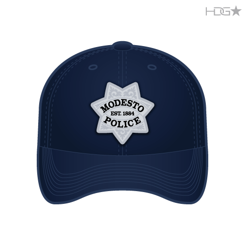 Modesto Police Officer Dark Navy FLEXFIT® Hat | HDG Tactical