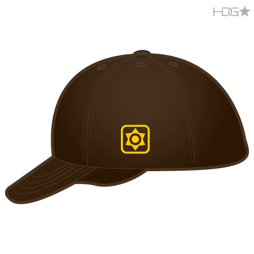 Esmeralda County Sheriff Brown Yellow Block Flexfit Hat Hdg Tactical