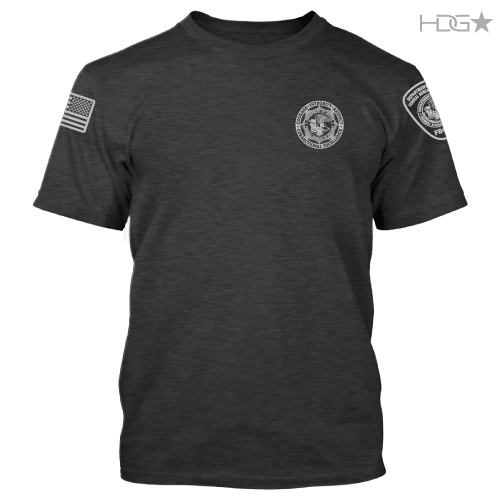 BOP Charcoal Heather Premium Fitted T-Shirt | HDG Tactical